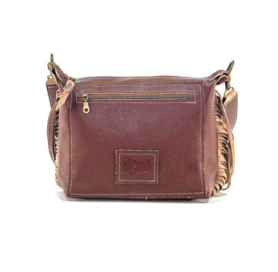 Annie - Brindle w/ No Embossed-Annie-Western-Cowhide-Bags-Handmade-Products-Gifts-Dancing Cactus Designs