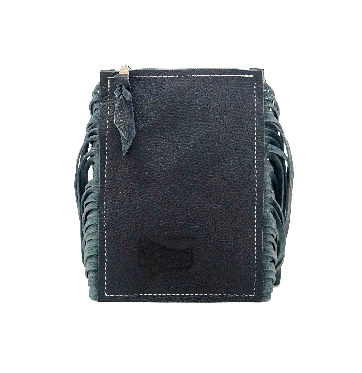 Carrie - Black & White w/ Onyx Tool-Carrie-Western-Cowhide-Bags-Handmade-Products-Gifts-Dancing Cactus Designs