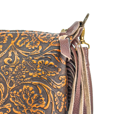 Cosmic Cowgirl - All Embossed w/ Honey Tool-Cosmic Cowgirl-Western-Cowhide-Bags-Handmade-Products-Gifts-Dancing Cactus Designs