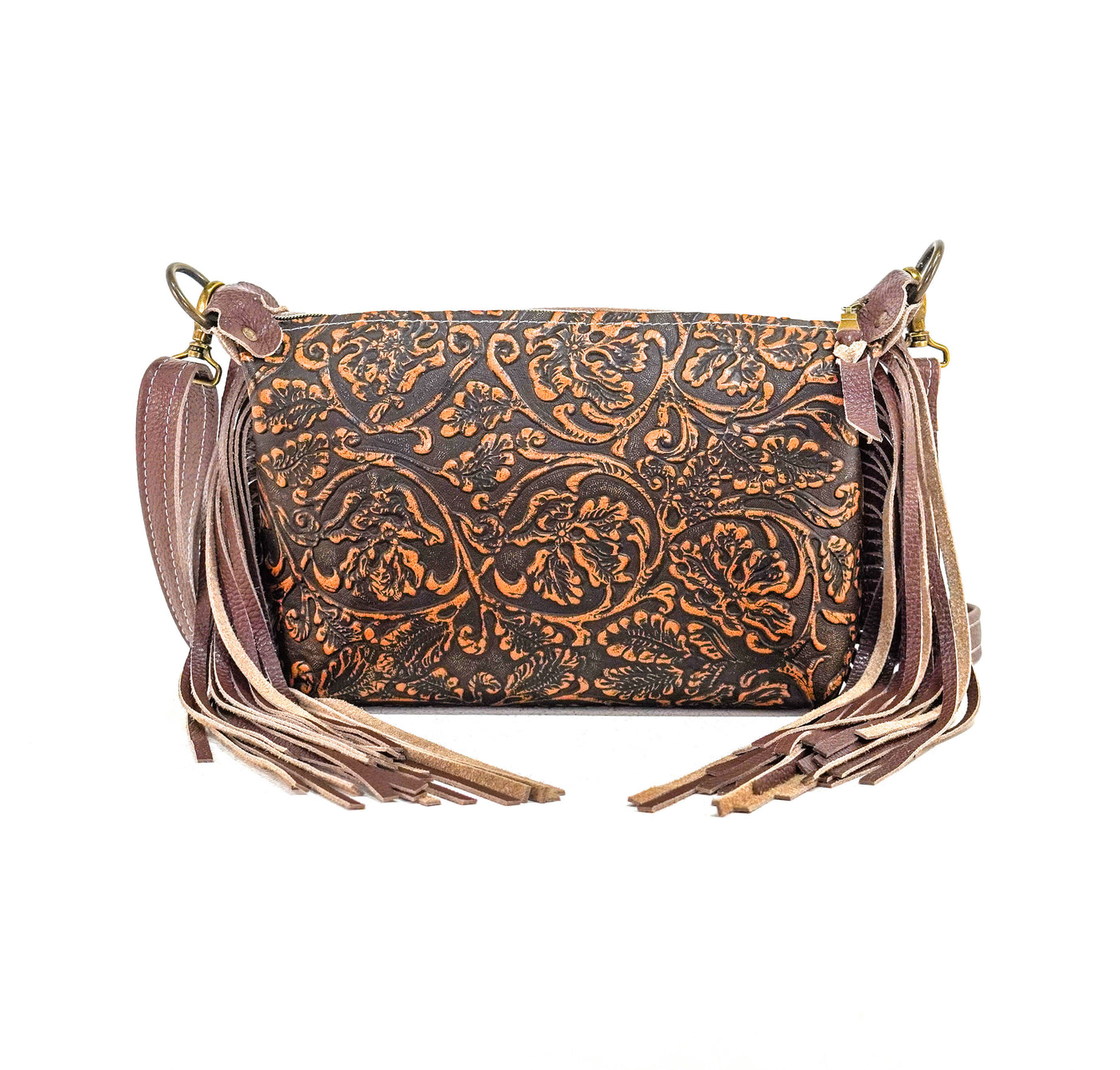 Cosmic Cowgirl - All Embossed w/ Honey Tool-Cosmic Cowgirl-Western-Cowhide-Bags-Handmade-Products-Gifts-Dancing Cactus Designs