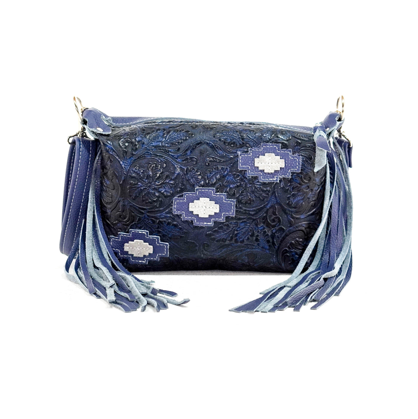 Cosmic Cowgirl - All Embossed w/ Midnight Tool-Cosmic Cowgirl-Western-Cowhide-Bags-Handmade-Products-Gifts-Dancing Cactus Designs