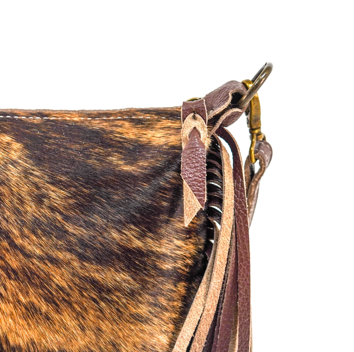 Cosmic Cowgirl - Brindle w/ No Embossed-Cosmic Cowgirl-Western-Cowhide-Bags-Handmade-Products-Gifts-Dancing Cactus Designs