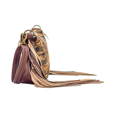 Cosmic Cowgirl - Brindle w/ No Embossed-Cosmic Cowgirl-Western-Cowhide-Bags-Handmade-Products-Gifts-Dancing Cactus Designs