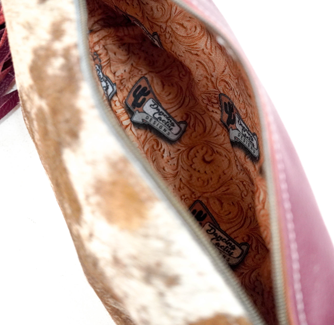 Cosmic Cowgirl - Longhorn w/ No Embossed-Cosmic Cowgirl-Western-Cowhide-Bags-Handmade-Products-Gifts-Dancing Cactus Designs