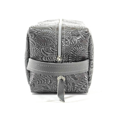 Dutton - All Embossed w/ Graphite Dallas Tool-Dutton-Western-Cowhide-Bags-Handmade-Products-Gifts-Dancing Cactus Designs