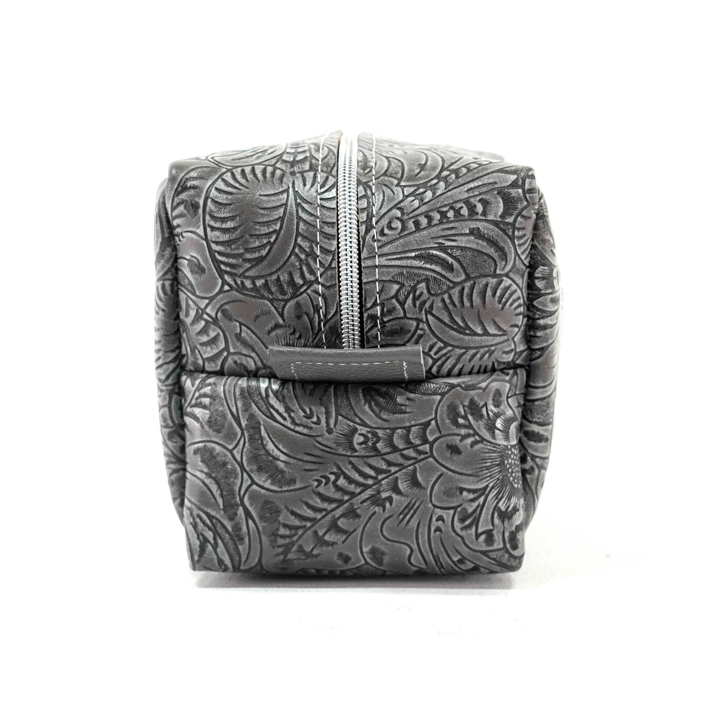 Dutton - All Embossed w/ Graphite Dallas Tool-Dutton-Western-Cowhide-Bags-Handmade-Products-Gifts-Dancing Cactus Designs