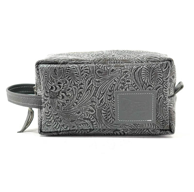 Dutton - All Embossed w/ Graphite Dallas Tool-Dutton-Western-Cowhide-Bags-Handmade-Products-Gifts-Dancing Cactus Designs