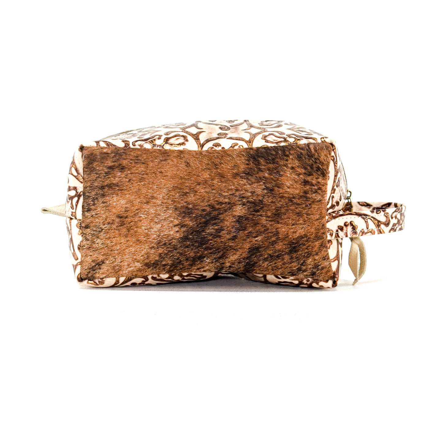 Dutton - Brindle w/ Gold Ivory tool-Dutton-Western-Cowhide-Bags-Handmade-Products-Gifts-Dancing Cactus Designs