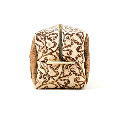 Dutton - Brindle w/ Gold Ivory tool-Dutton-Western-Cowhide-Bags-Handmade-Products-Gifts-Dancing Cactus Designs