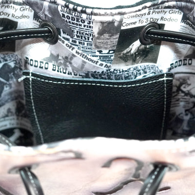 Gabby - Black & White w/ Smoke Show Brands-Gabby-Western-Cowhide-Bags-Handmade-Products-Gifts-Dancing Cactus Designs
