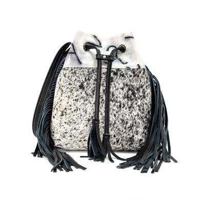 Gabby - Black & White w/ Smoke Show Brands-Gabby-Western-Cowhide-Bags-Handmade-Products-Gifts-Dancing Cactus Designs