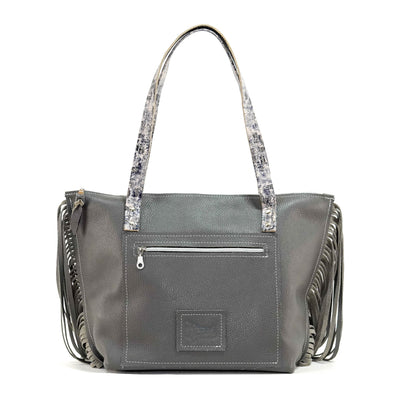 June - Black & White w/ No Embossed-June-Western-Cowhide-Bags-Handmade-Products-Gifts-Dancing Cactus Designs