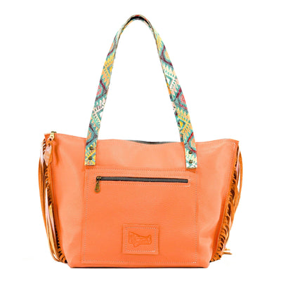 June - Roan w/ Rainbow Aztec-June-Western-Cowhide-Bags-Handmade-Products-Gifts-Dancing Cactus Designs