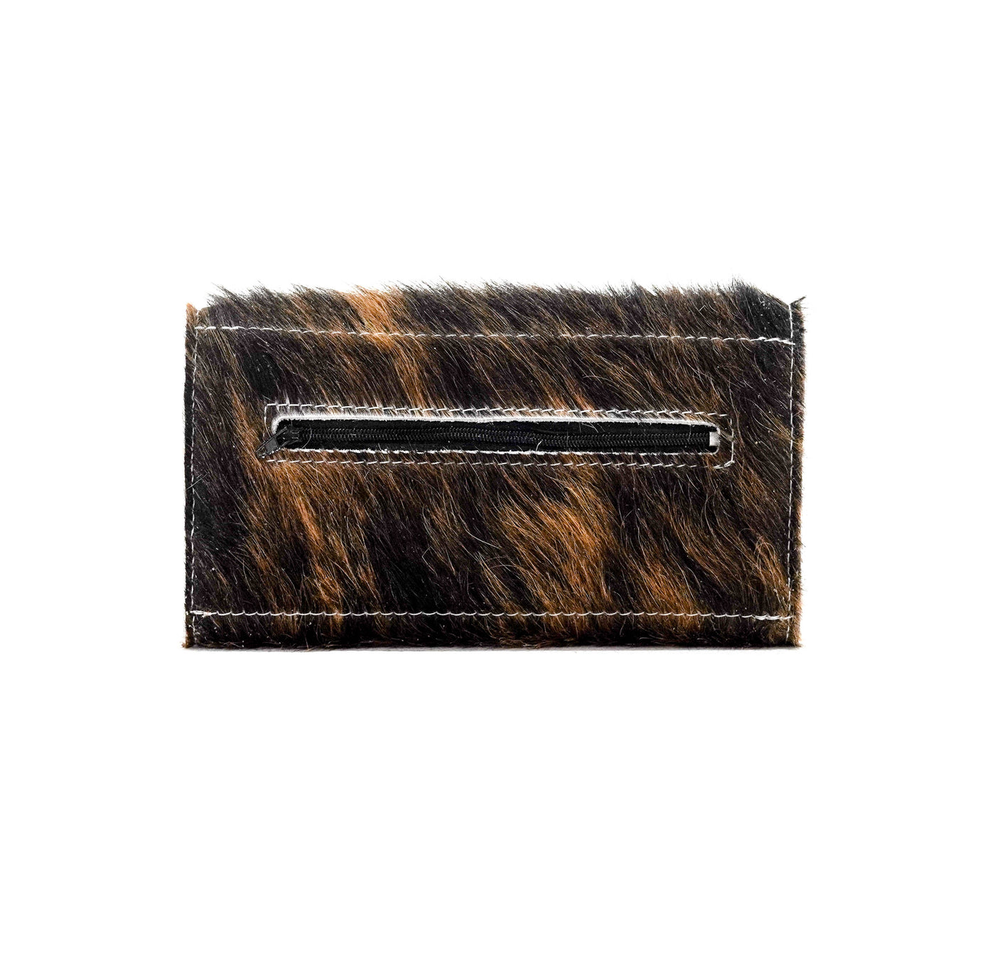 Kacey Wallet - Dark Brindle w/ Gilded Tool-Kacey Wallet-Western-Cowhide-Bags-Handmade-Products-Gifts-Dancing Cactus Designs