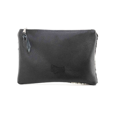 Mega Organizer - Black & White w/ Black Laredo-Mega Organizer-Western-Cowhide-Bags-Handmade-Products-Gifts-Dancing Cactus Designs