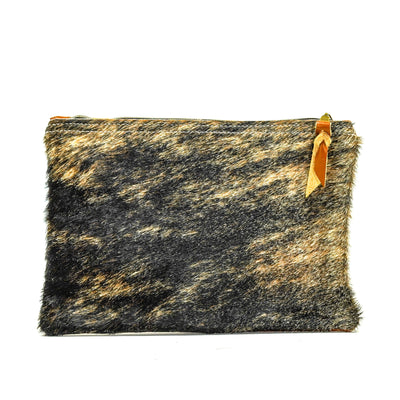Mega Organizer - Brindle w/ No Embossed-Mega Organizer-Western-Cowhide-Bags-Handmade-Products-Gifts-Dancing Cactus Designs
