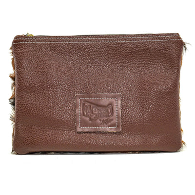 Mega Organizer - Red Brindle w/ No Embossed-Mega Organizer-Western-Cowhide-Bags-Handmade-Products-Gifts-Dancing Cactus Designs