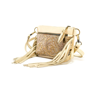 Miss Kitty - All Embossed w/ Golden Tool-Miss Kitty-Western-Cowhide-Bags-Handmade-Products-Gifts-Dancing Cactus Designs