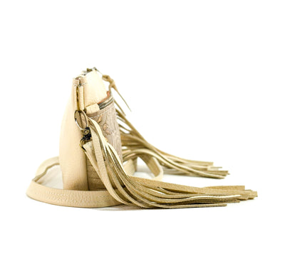 Miss Kitty - All Embossed w/ Golden Tool-Miss Kitty-Western-Cowhide-Bags-Handmade-Products-Gifts-Dancing Cactus Designs