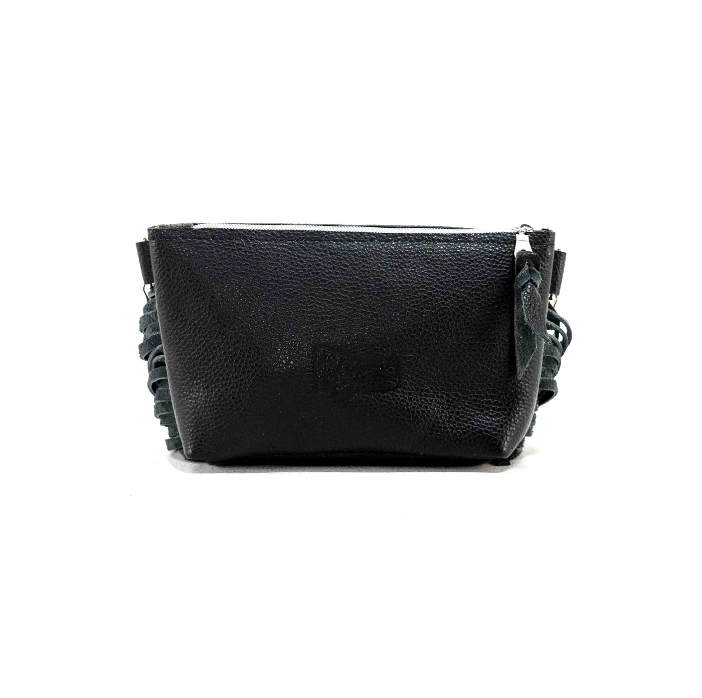 Miss Kitty - Black & White w/ Black Leather-Miss Kitty-Western-Cowhide-Bags-Handmade-Products-Gifts-Dancing Cactus Designs