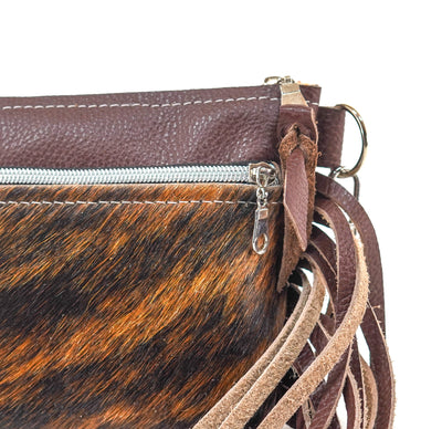 Miss Kitty - Brindle w/ Mustang Leather-Miss Kitty-Western-Cowhide-Bags-Handmade-Products-Gifts-Dancing Cactus Designs