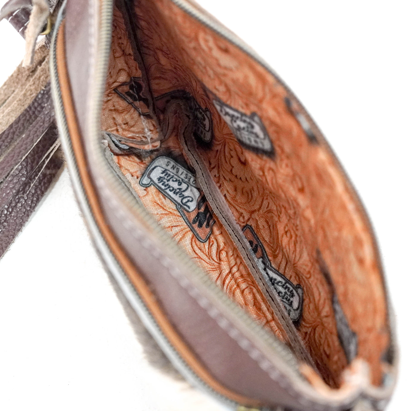 Miss Kitty - Brindle w/ Mustang Leather-Miss Kitty-Western-Cowhide-Bags-Handmade-Products-Gifts-Dancing Cactus Designs