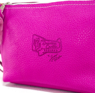 Miss Kitty - Brindle w/ Pink Leather-Miss Kitty-Western-Cowhide-Bags-Handmade-Products-Gifts-Dancing Cactus Designs