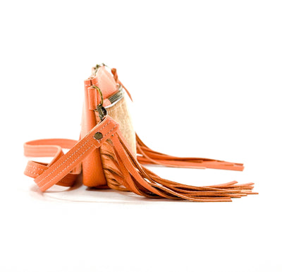 Miss Kitty - Light Brindle w/ Terracotta Leather-Miss Kitty-Western-Cowhide-Bags-Handmade-Products-Gifts-Dancing Cactus Designs
