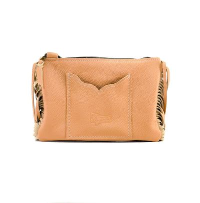 Patsy - Brindle w/ No Embossed-Patsy-Western-Cowhide-Bags-Handmade-Products-Gifts-Dancing Cactus Designs