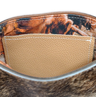 Patsy - Brindle w/ No Embossed-Patsy-Western-Cowhide-Bags-Handmade-Products-Gifts-Dancing Cactus Designs