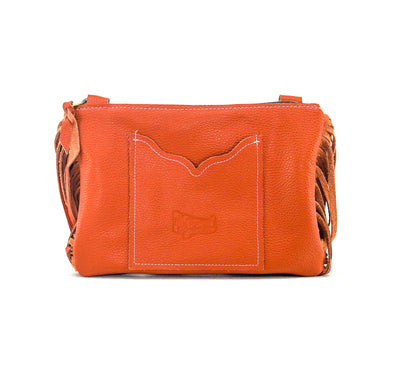 Patsy - Chocolate & White w/ Evergreen tool-Patsy-Western-Cowhide-Bags-Handmade-Products-Gifts-Dancing Cactus Designs