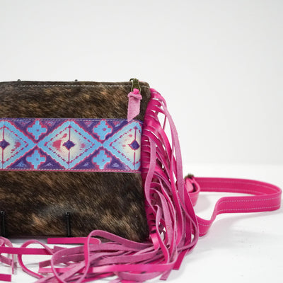 Patsy - Dark Brindle w/ Unicorn Navajo-Patsy-Western-Cowhide-Bags-Handmade-Products-Gifts-Dancing Cactus Designs