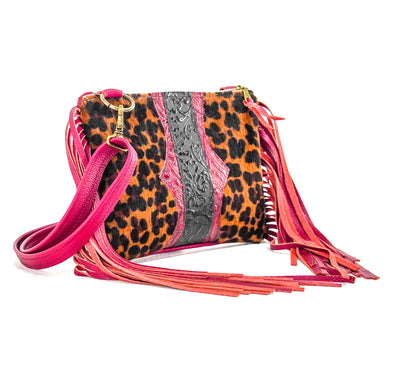 Patsy - Leopard w/ Onyx Tool-Patsy-Western-Cowhide-Bags-Handmade-Products-Gifts-Dancing Cactus Designs