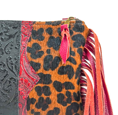 Patsy - Leopard w/ Onyx Tool-Patsy-Western-Cowhide-Bags-Handmade-Products-Gifts-Dancing Cactus Designs