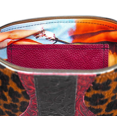 Patsy - Leopard w/ Onyx Tool-Patsy-Western-Cowhide-Bags-Handmade-Products-Gifts-Dancing Cactus Designs