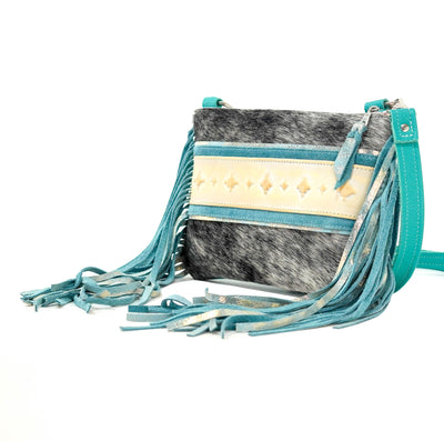 Patsy - Salt & Pepper w/ Encanto Navajo-Patsy-Western-Cowhide-Bags-Handmade-Products-Gifts-Dancing Cactus Designs