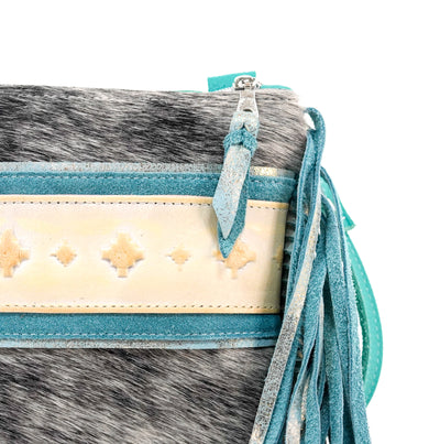 Patsy - Salt & Pepper w/ Encanto Navajo-Patsy-Western-Cowhide-Bags-Handmade-Products-Gifts-Dancing Cactus Designs