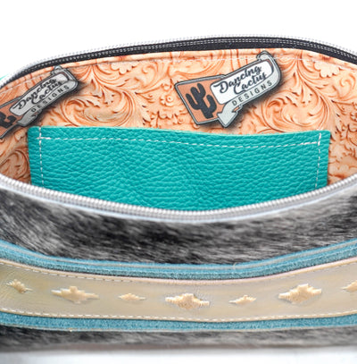 Patsy - Salt & Pepper w/ Encanto Navajo-Patsy-Western-Cowhide-Bags-Handmade-Products-Gifts-Dancing Cactus Designs