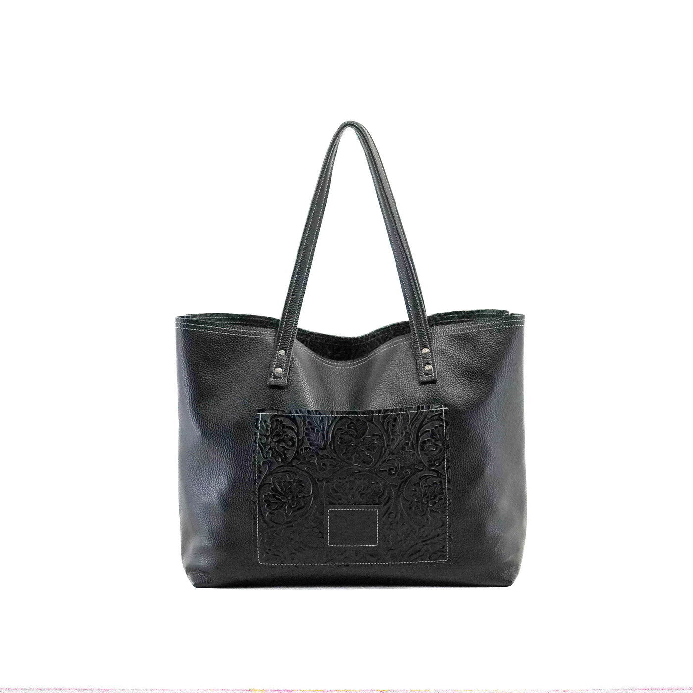 Poppins - Black Tool-Poppins-Western-Cowhide-Bags-Handmade-Products-Gifts-Dancing Cactus Designs