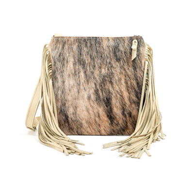 Shania - Brindle w/ No Embossed-Shania-Western-Cowhide-Bags-Handmade-Products-Gifts-Dancing Cactus Designs