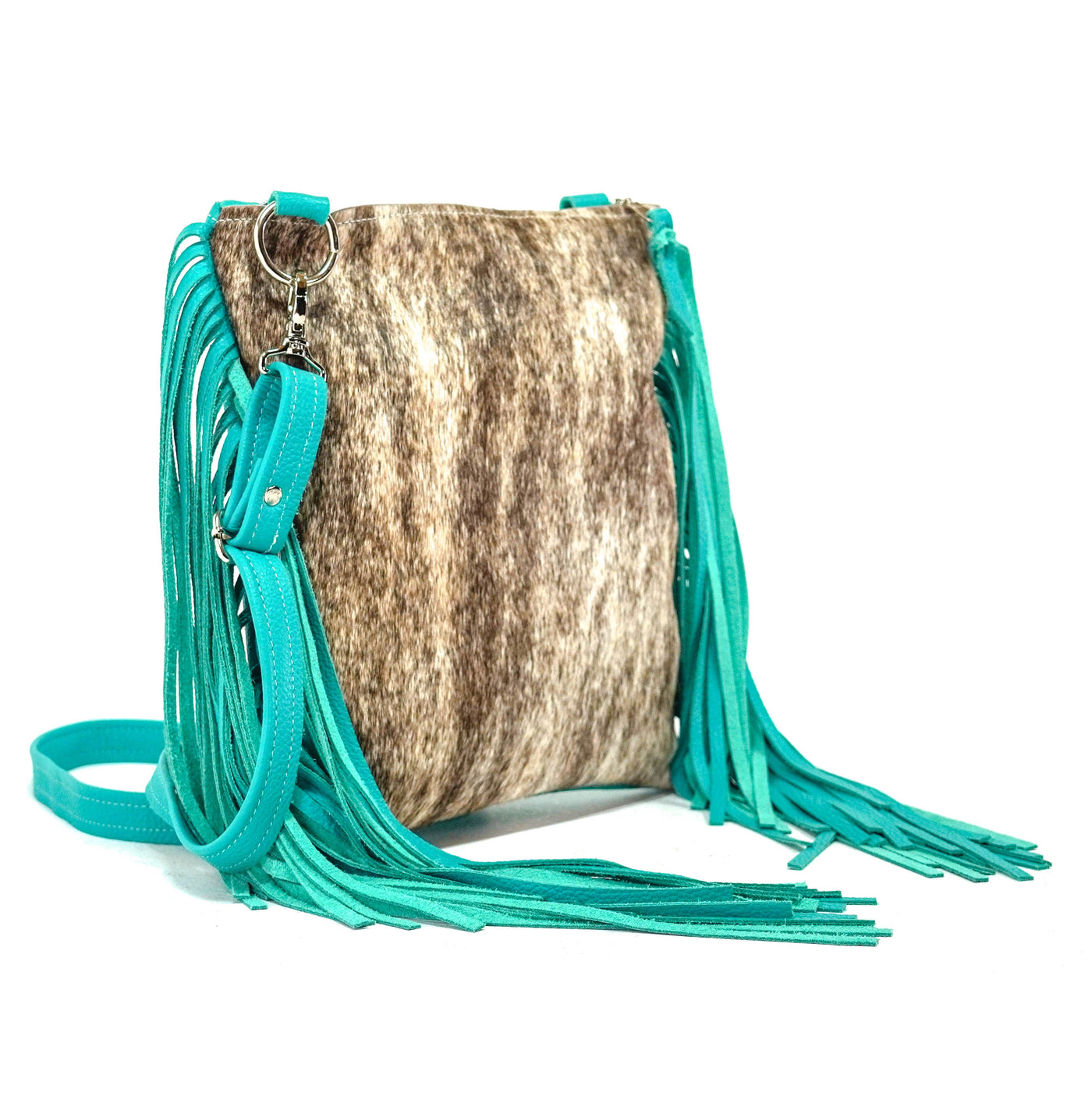 Shania - Light Brindle w/ No Embossed-Shania-Western-Cowhide-Bags-Handmade-Products-Gifts-Dancing Cactus Designs