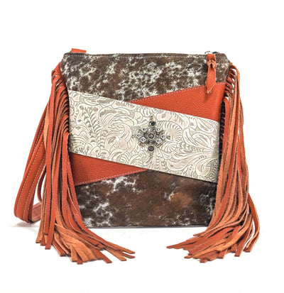 Shania - Longhorn w/ Bone Dallas Tool-Shania-Western-Cowhide-Bags-Handmade-Products-Gifts-Dancing Cactus Designs