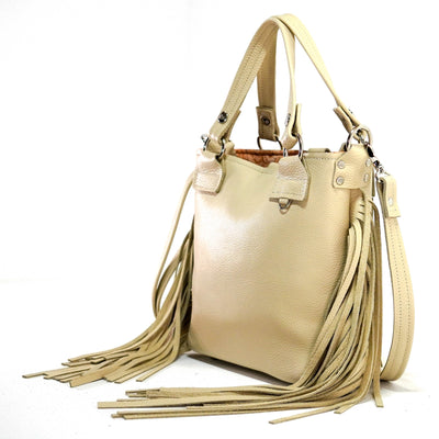 Swift - Cream Leather-Swift-Western-Cowhide-Bags-Handmade-Products-Gifts-Dancing Cactus Designs