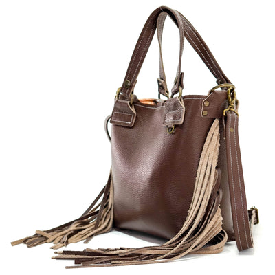 Swift - Mustang Brown Leather-Swift-Western-Cowhide-Bags-Handmade-Products-Gifts-Dancing Cactus Designs