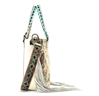 Taylor - Light Brindle w/ Cocoa Navajo-Taylor-Western-Cowhide-Bags-Handmade-Products-Gifts-Dancing Cactus Designs
