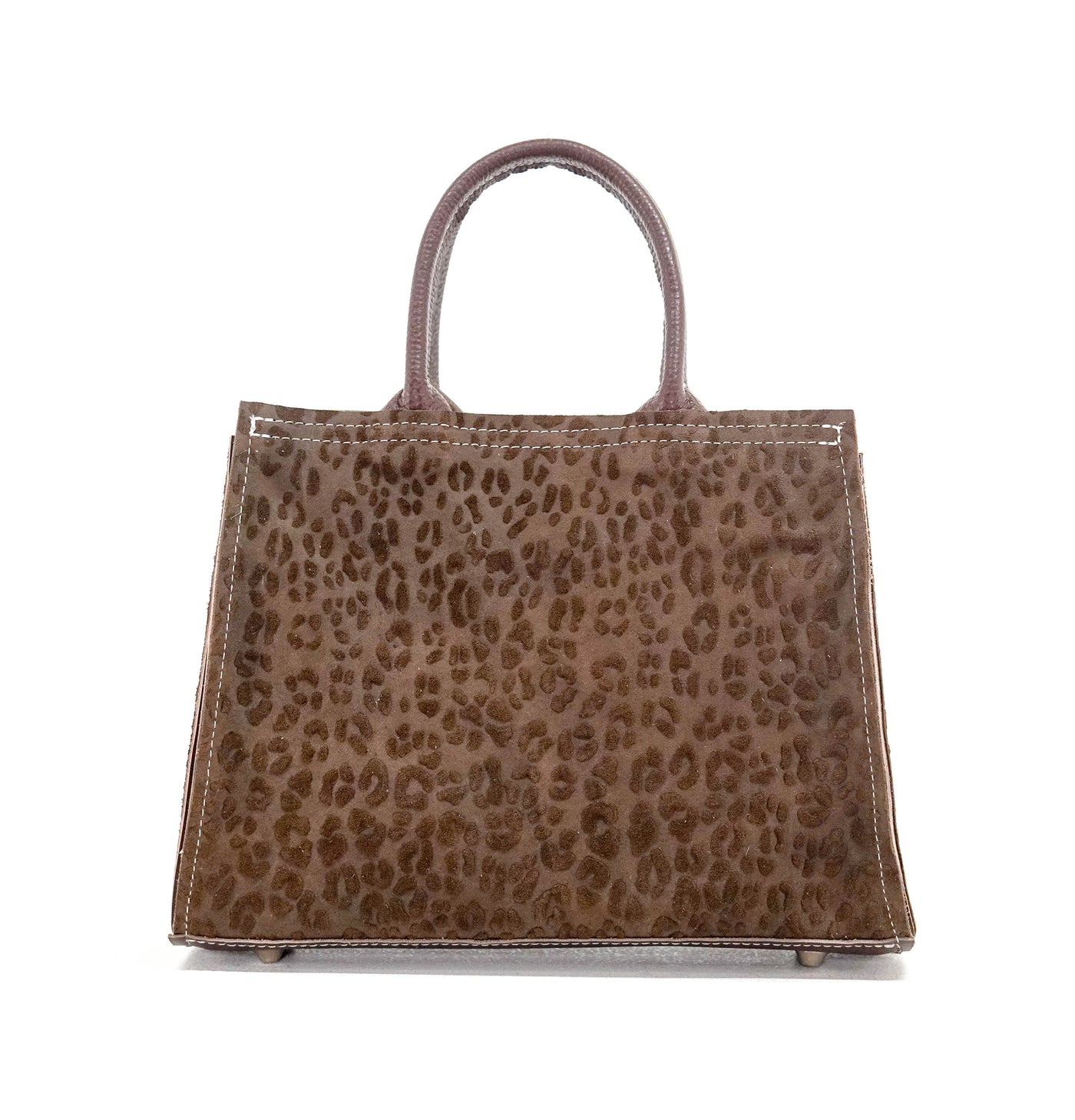 The Ranch Hand - All Embossed w/ Espresso Leopard-The Ranch Hand-Western-Cowhide-Bags-Handmade-Products-Gifts-Dancing Cactus Designs