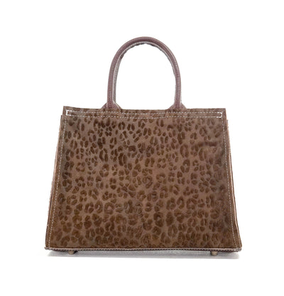 The Ranch Hand - All Embossed w/ Espresso Leopard-The Ranch Hand-Western-Cowhide-Bags-Handmade-Products-Gifts-Dancing Cactus Designs