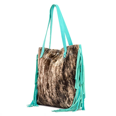 Trisha - Brindle w/ No Embossed-Trisha-Western-Cowhide-Bags-Handmade-Products-Gifts-Dancing Cactus Designs