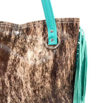 Trisha - Brindle w/ No Embossed-Trisha-Western-Cowhide-Bags-Handmade-Products-Gifts-Dancing Cactus Designs