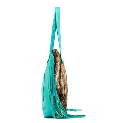 Trisha - Brindle w/ No Embossed-Trisha-Western-Cowhide-Bags-Handmade-Products-Gifts-Dancing Cactus Designs